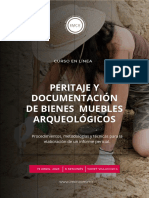Peritaje Y Documentación de Bienes Muebles Arqueológicos: Curso en Línea