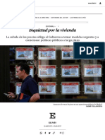 Inquietud Por La Vivienda - Opinión - EL PAÍS