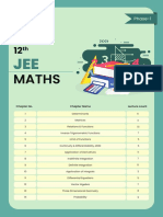 Lecture Planner (Maths) - PDF Only