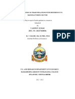 A Project Report of Under Graduate in Economics Submitted by