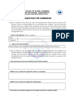 03 - 2023 - PKNU Form3 - Recommendation For Admission