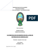 AUTOMATIZACION DE DESINFECCION DE LA RED DE DISTRIBUCION EN HEMODIALISIS_