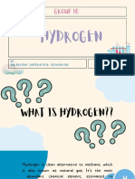 Group 10: Hydrogen