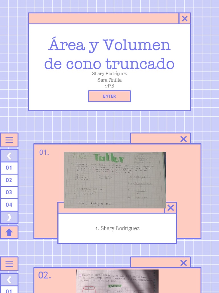  rea Y Volumen De Cono Truncado PDF