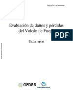 Evaluación de Daños Y Pérdidas Del Volcán de Fuego: Dala Report