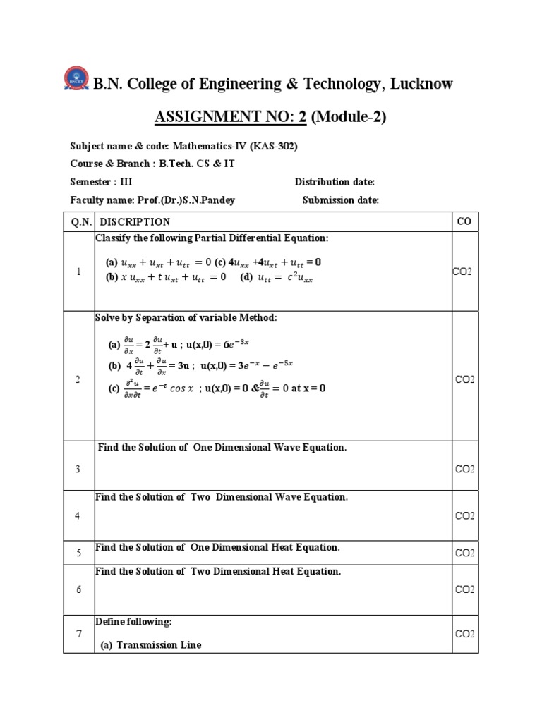b-n-college-of-engineering-technology-lucknow-assignment-no-2