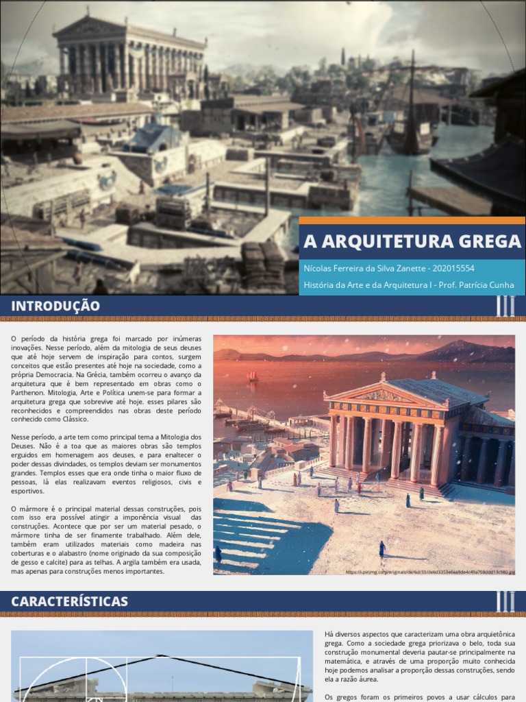 A Arquitetura Grega | PDF | Mitologia grega