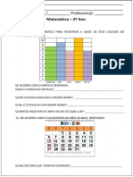 Boletim escolar 2 ano matemática