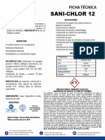 Sani-Chlor 12 Ficha Técnica