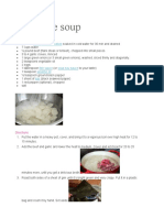 Rice Cake Soup: Sliced Tteok Rice Cakes