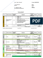 Planificare Calendaristică Anul Şcolar 2022-2023