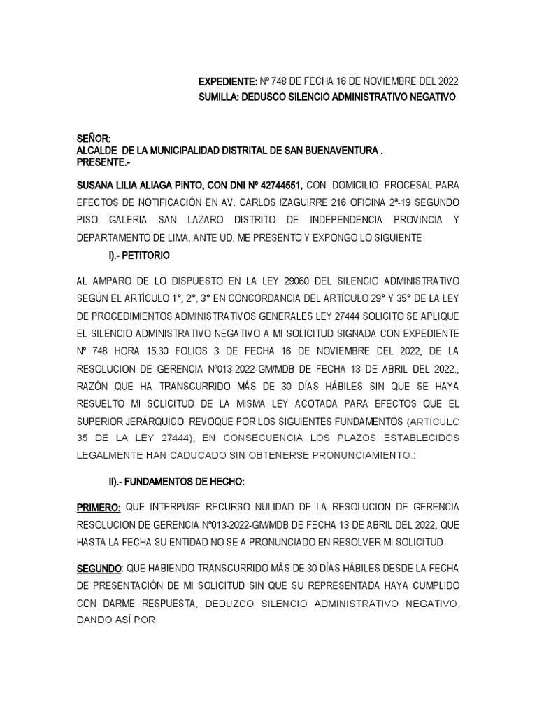 Ley 27444 Lpderecho