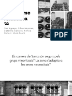 Sants: Urbanisme Feminista: Ona Aguayo, Dikra Amazian, Caterina Canales, Ainhoa Quílez I Lluna Roura