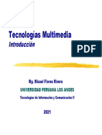 Tecnologías Multimedia: Introducción