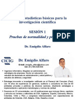 Técnicas Estadísticas Básicas para La Investigación Científica - Sesión 1