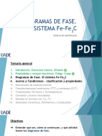 Teoricas 5 y 6 - Diagramas y Transformaciones de Fase. Fe-Fe3C