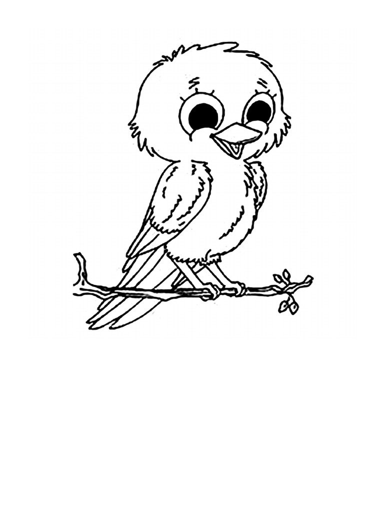 Coloring Pages For Children Birds 35500 | PDF