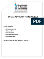 Social Advocacy Final Project