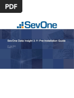 SevOne Data Insight 3.11 Pre-Installation Guide