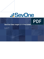 SevOne Data Insight 3.11 Pre-Installation Guide