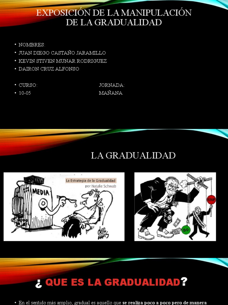 Exposición de La Manipulación de La Gradualidad | PDF
