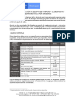 Ficha Técnica Dotación de Equipos de Computo Y Elementos Tic - Mecanismo Obras Por Impuestos