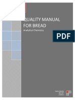 Quality Manual On Bread Processing
