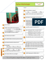Rallye Mythologie: Tu As 20 Points Au Départ. On Enlève 1 Point Par Erreur.