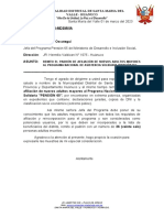 Oficio de Envio de Padron de Pension - 2023