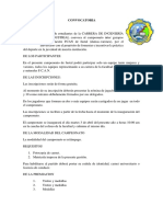 Convocatoria