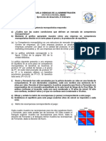 Ejercicios de competencia monopolística, equilibrio estratégico y medidas de externalidades