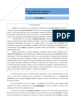 Tema 2 - Dialéctica Socrática e Relativismo Dos Sofistas