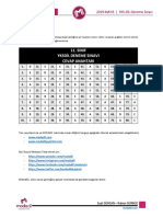 Sınıf YKS-DİL Deneme Cevap Anahtarı