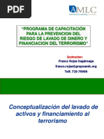Etapas del Lavado de Activos | PDF | Lavado de dinero | Dinero