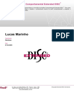 Lucas Marinho: Relatório de Análise Comportamental Extended DISC