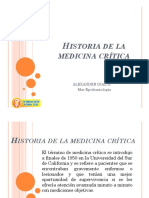 Historia de La Medicina Critica L