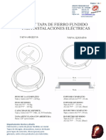 Ficha Tecnica de Buzon Electrico de 120 Kg. 6o Diametro