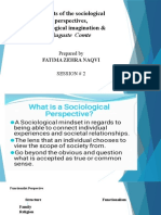 Benefits of The Sociological Perspectives, Sociological Imagination &