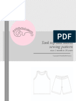 010 Tank Top and Shorts Pattern