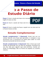 Passo A Passo de Estudo Diário