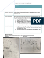 Compound Machine Design Challenge Example Breaks Down Mechanical Advantage