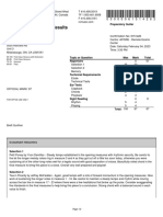 Practical Examination Results: Preparatory Guitar