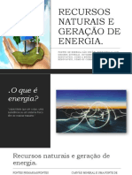 Recursos Naturais E Geração de Energia