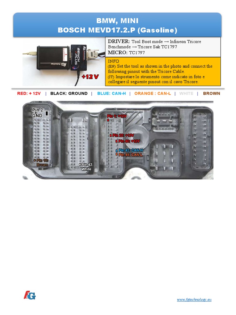 BMW MEVD17.2 TC1797 Pinout Guide | PDF | Games & Activities | Computers