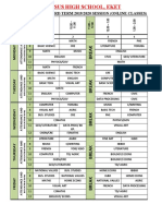 Computer Studies - Time Table