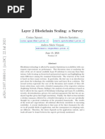 Layer 2 Blockchain Scaling: A Survey: Cosimo Sguanci Roberto Spatafora