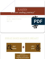 "A Never Ending Journey": Kaizen