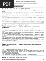 Questões Selecionadas Aleatoriamente: Assunto: Formas de Provimento (Lei 8.112 - Arts. 5º A 32)