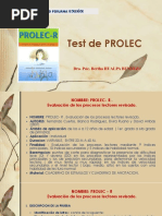 Cuadernillo de Aplicacion Prolec R | PDF