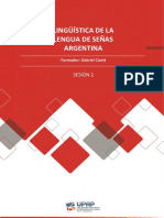 Lingüística de La Lengua de Señas Argentina: Sesión 2